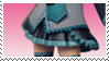 a stamp of hatsune miku from project mirai