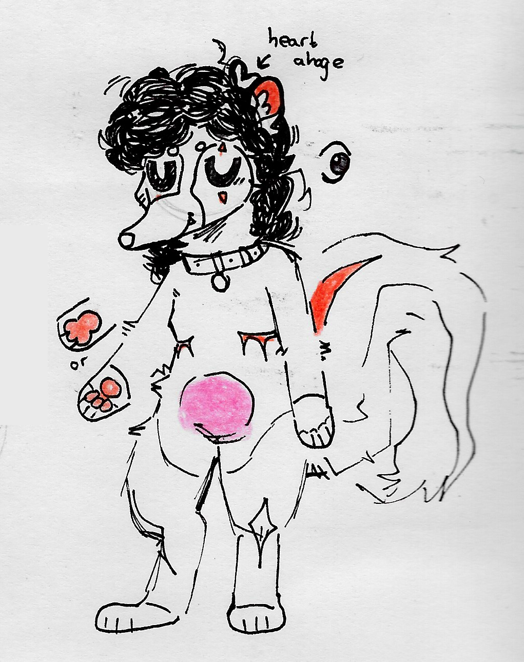 a traditional ref sheet redesign of rose