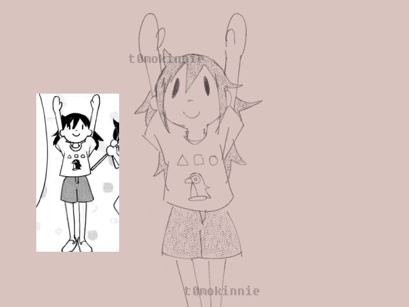 manga screencap redraw