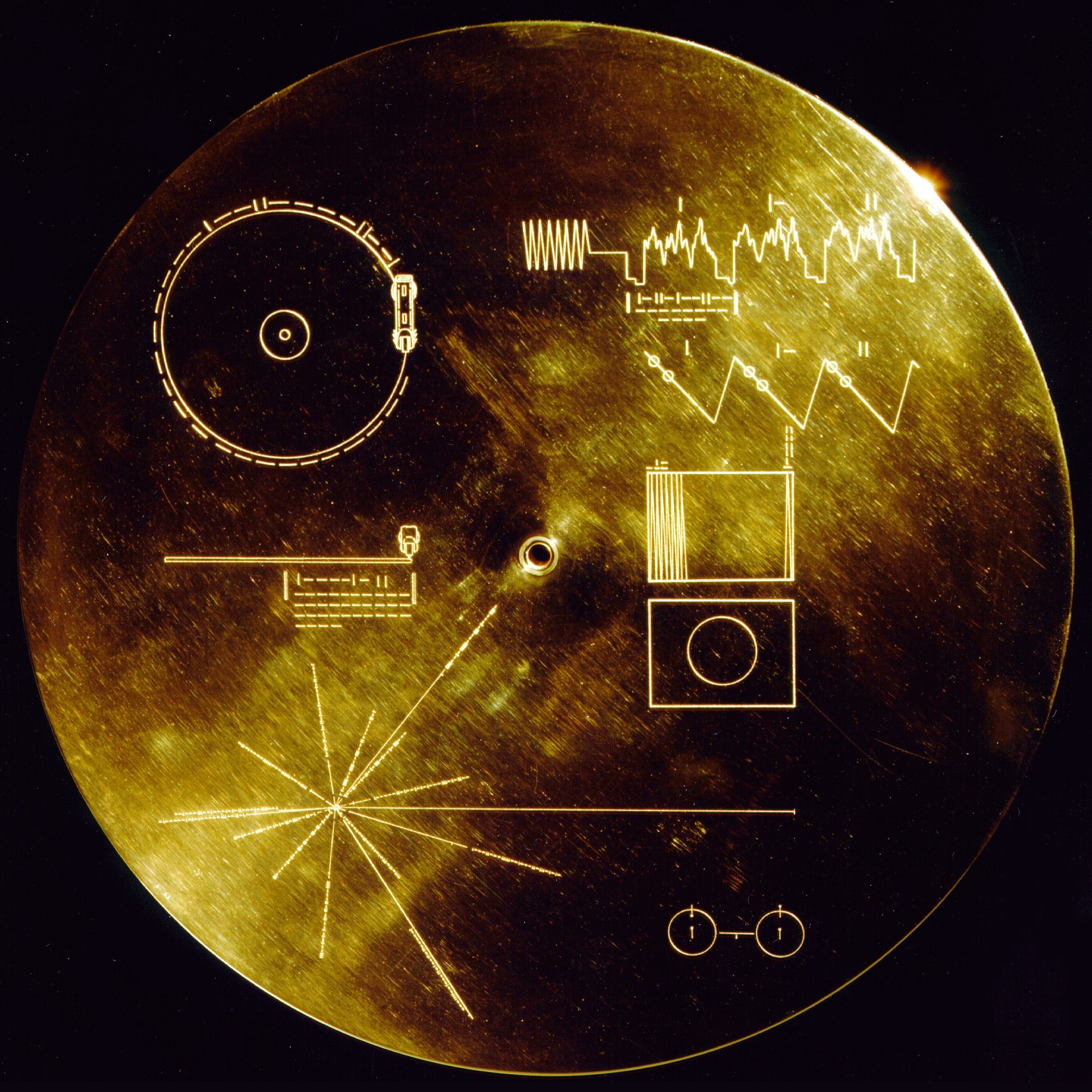 the cover of the golden record