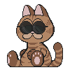 a not-cat drwn in the style of garfield