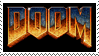 Stamp flashing between Doom guy and Doom logo