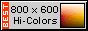 800 x 600 Hi-Colors