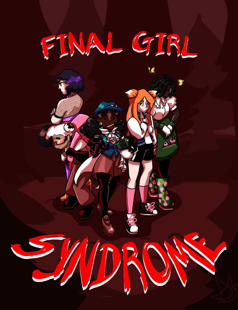A movie-style poster for Final Girl Syndrome.