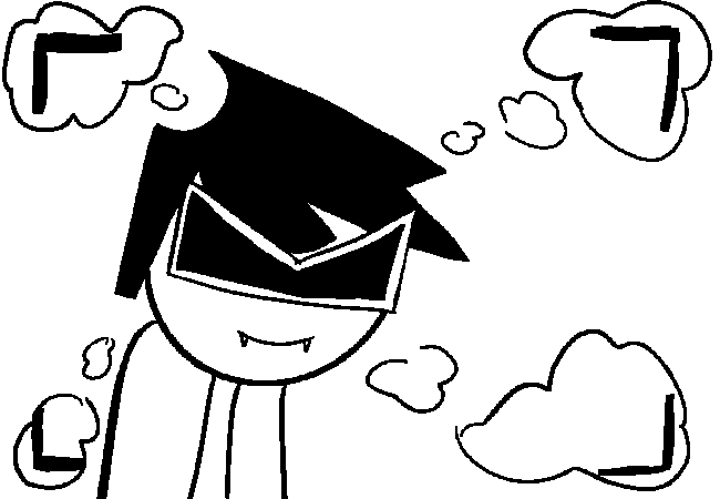VisorDweeb smiling and imagining the corner bars from the Visor View but outside the view.