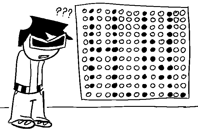 VisorDweeb looking confused