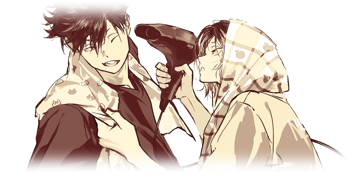 kuroo and kenma. art credit @se_5eeeee on twitter