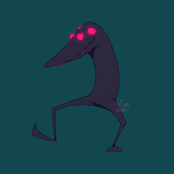 Animation of one of Tubes' creatures