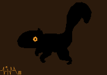 A low poly squirrel from Inscryption