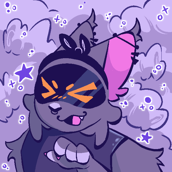 a gif of our fursona astrophel!