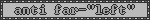 anti far-'left' gray blinkie that says: anti far-'left'