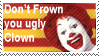 ugly clown