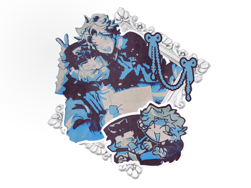 winnie & auggie // i made this graphic plz dont repost w/o perms