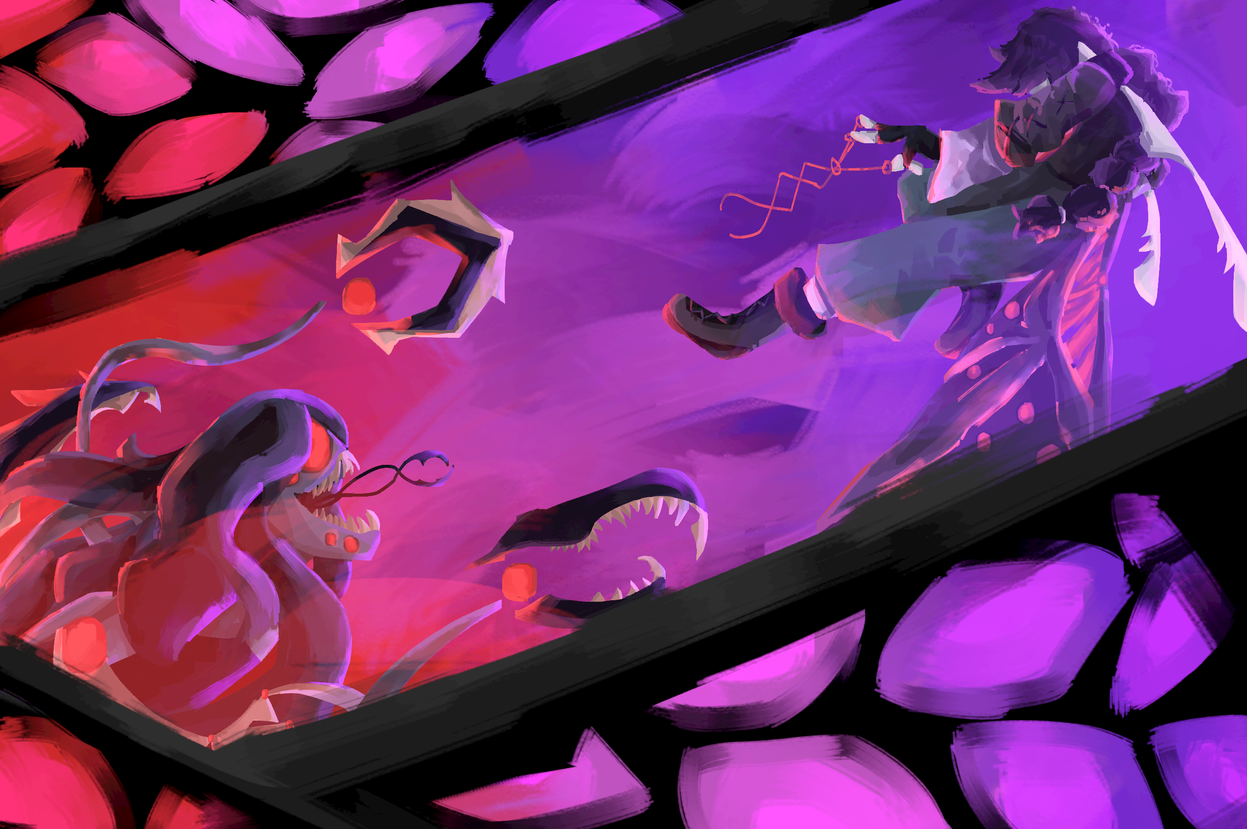ari and grim very epically epic fighting