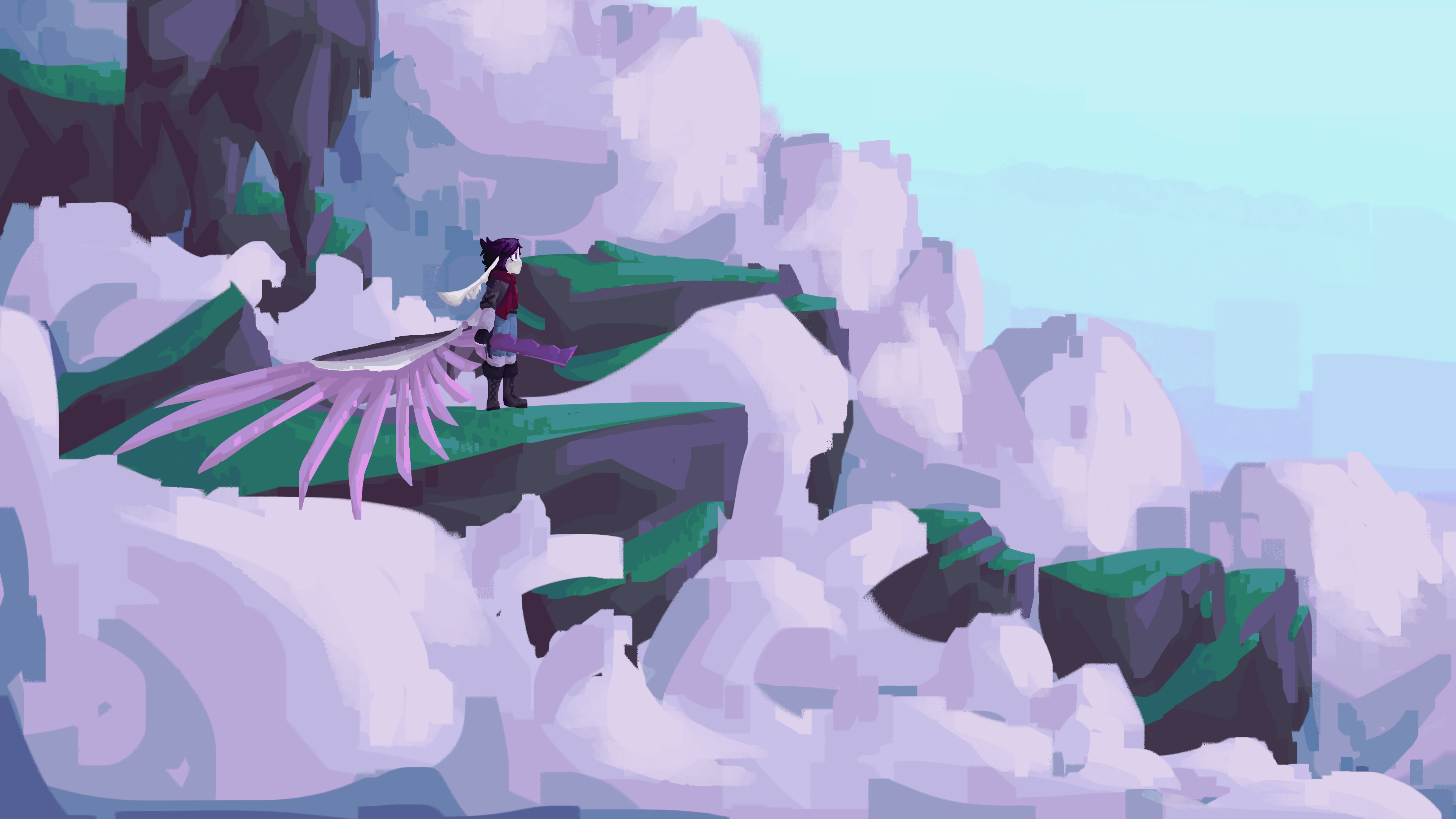 Ari stares nobly off into the distance (banner art)
