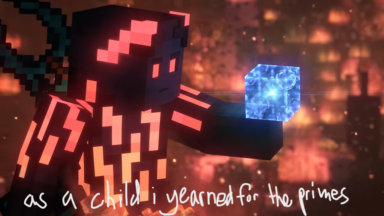 HE YEARNS FOR THE PRIMES Ingressus Voltaris holds out the Protisium Prime. The caption reads 'as a child i yearned for the primes.'