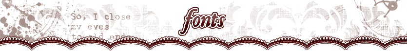 fonts