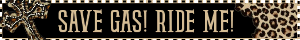 save gas! ride me!