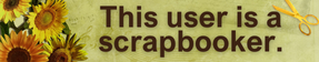 this user is a scrapbooker