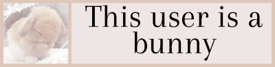 this user is a bunny