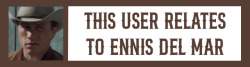this user relates to ennis del mar
