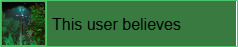 this user believes