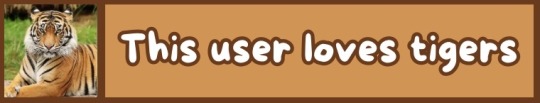this user loves tigers