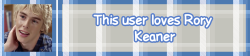 this user loves rory keaner