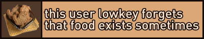 this user lowkey forgets that food exists sometimes