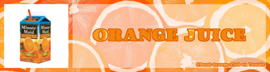 orange juice