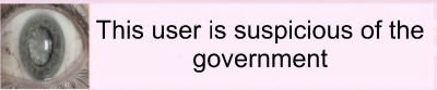 this user is suspicious of the government
