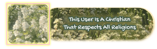 this user is a christian that respects all religions