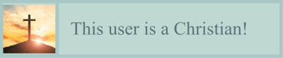 this user is a christian!