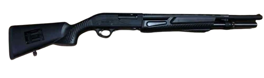 17 - Vladislav Roslykov's Hatsan Escort Aimguard 12 gauge pump-action shotgun