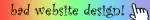 bad website design