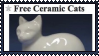 free ceramic cats