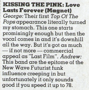 A review of Love Lasts Forever by George Michael and Andrew Ridgeley, transcribed below.