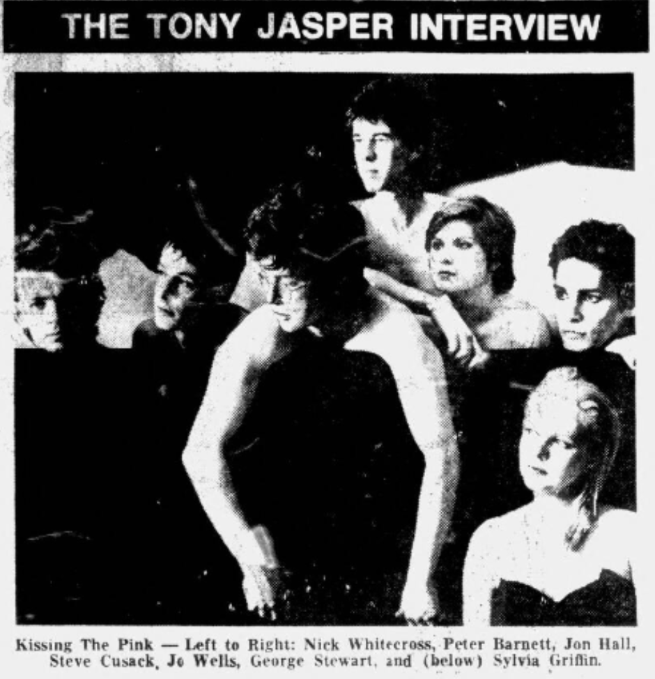 A photo of the whole 7-member Sylvia band.