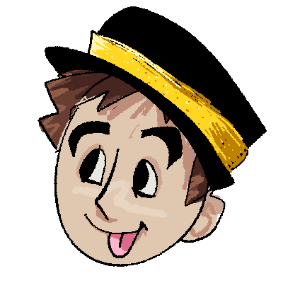 Doodle of Stevie's head.