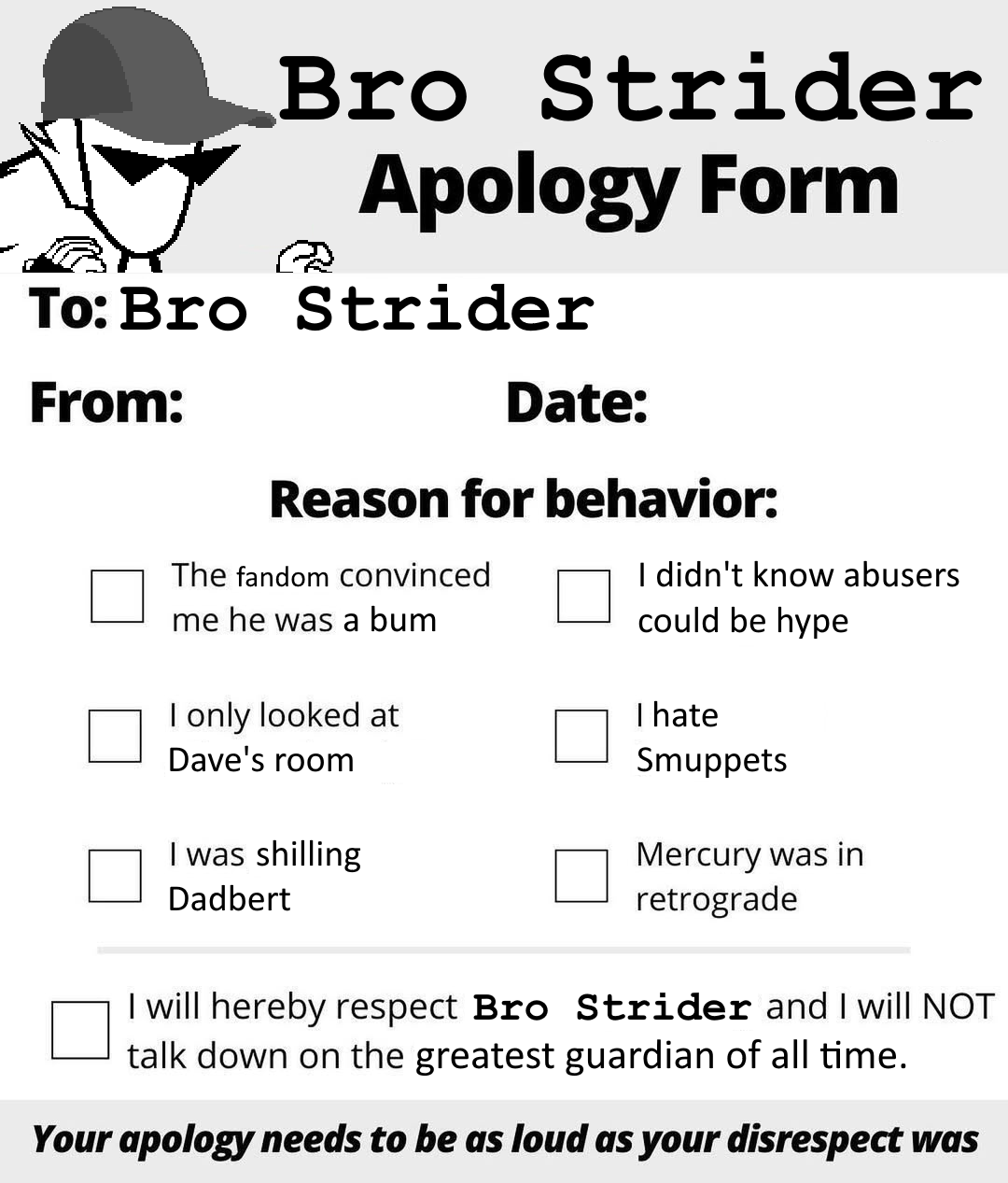 All newgens sign here.