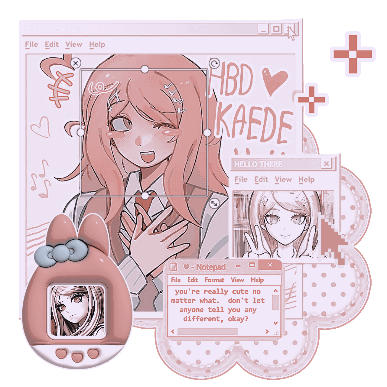 Kaede Akamatsu is mwe! DNU ou Amo will slime uu. ac: picklessyy