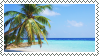 Palm tree stamp