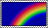 Rainbow stamp