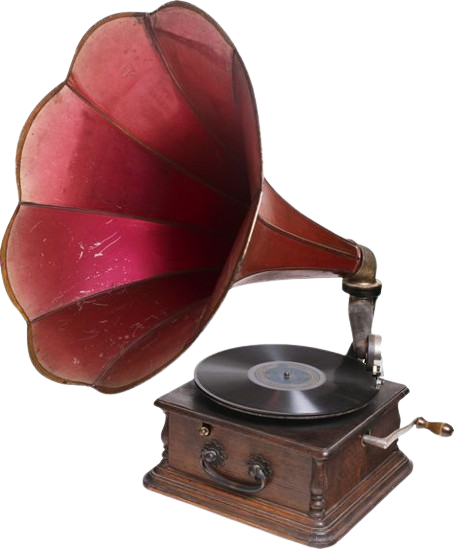 album mystery game: image is a gramophone. title says 'once again do not listen to when sad. do NOT'.