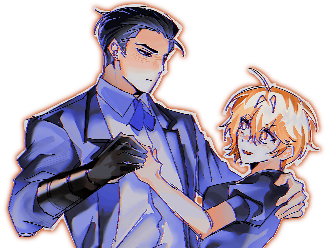 him and me ♡ | ac: @l1teux on twt/x