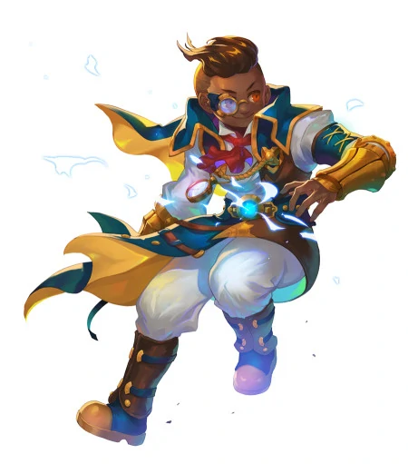 Artwork of Bruno from Skylanders Ring of Heroes.