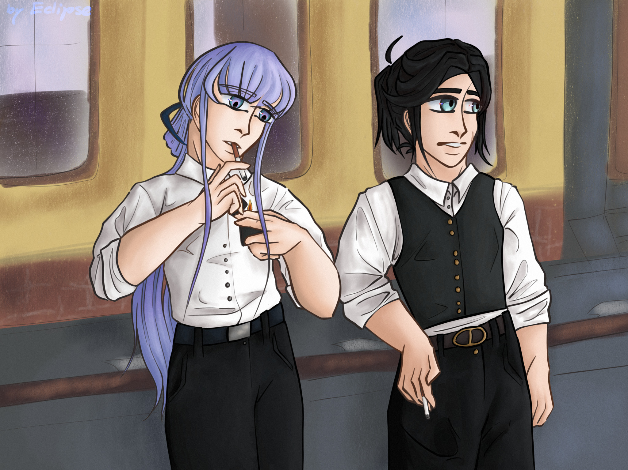 Full render of Gaksien and Noah