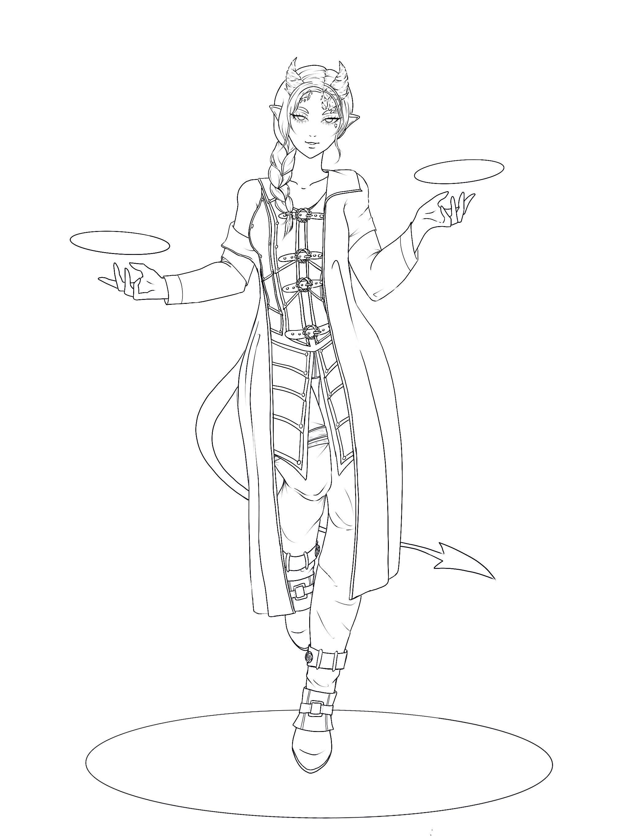Dnd Character Reference LF: DND character reference sheet! on Toyhouse