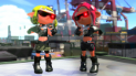 my splatoon 2 inkling and agent 8 posing