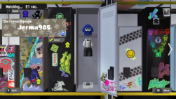 splatoon 3 locker that has a squid pillow with a makeshift body